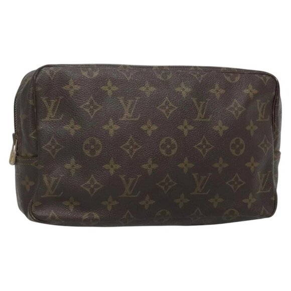 LOUIS VUITTON Monogram Trousse Toilette 28 Clutch Bag M47522 LV Auth hk2871 - Picture 1 of 16